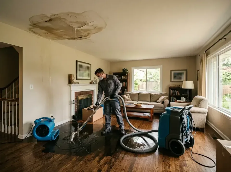 attic-pipe-burst-ceiling-drip-008 — frequently asked questions, Water Damage Restoration & Carpet Care in Gosnell, AR